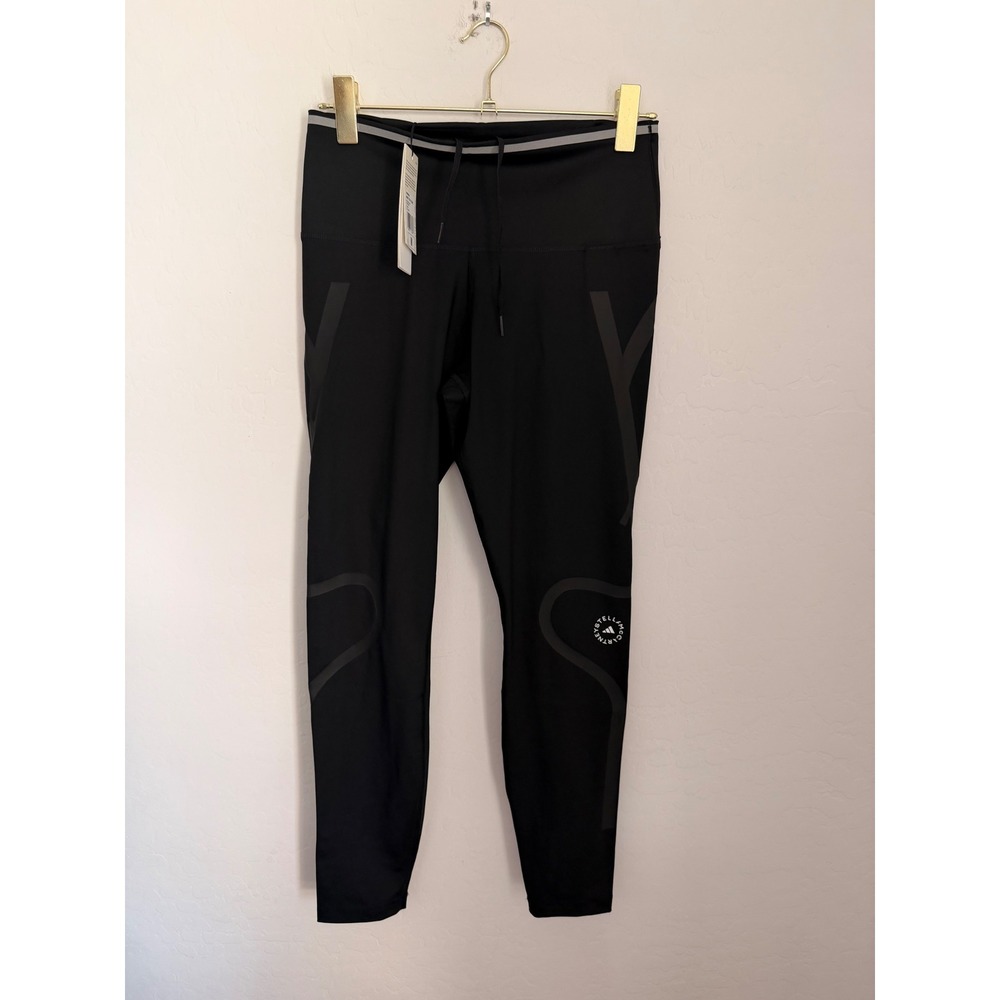 Adidas Stella McCartney TruePace Running Tights Black HR8564 Womens Medium NEW